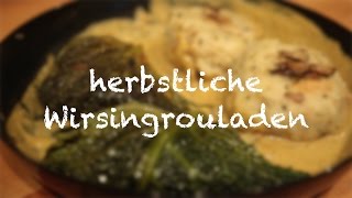 REZEPT  Herbstliche Wirsingrouladen vegan [upl. by Eniamsaj]