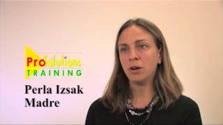 ProSolutions Training  Perla Izsak Madre [upl. by Labanna]