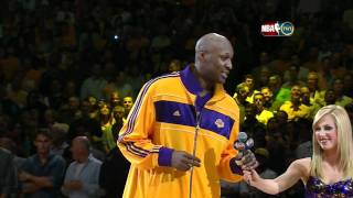 2010 Lakers Ring Ceremony  102610 [upl. by Emor334]