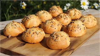 Die weltbesten Blitzbrötchen ohne Hefe ganz einfach selber machen  Schnelle Frühstücksbrötchen [upl. by Almeida]