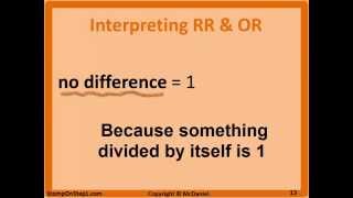 Odds Ratio amp Relative Risk Calculation amp Definition Probability amp Odds [upl. by Inafetse]