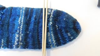 Socken stricken Tutorial  Teil 5  Die Sockenspitze [upl. by Yorick]