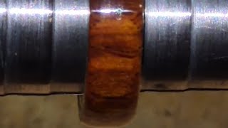 cocobolo ring turning [upl. by Otrebmuh]