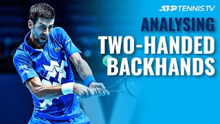 Analysing ATP Tennis Players TwoHanded Backhands 🧐 [upl. by Dolley]