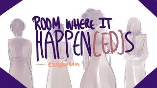 Room Where It Happens  Hamilton Animatic [upl. by Eloc]