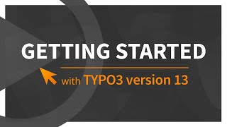 Getting Started With TYPO3 [upl. by Eulalee]