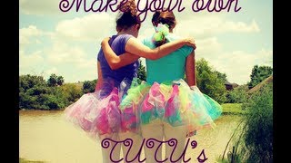 How to make SIMPLE NOSEW TUTUS For Adults and Children [upl. by Motteo]