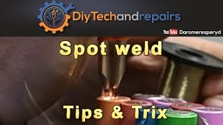 Spot welding batteries tips amp trix [upl. by Mella298]