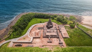 Shore Temple Mahabalipuram  4K  Tamilnadu Tourism [upl. by Hoi]