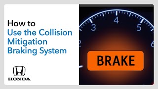 How to Use the Collision Mitigation Braking System™ CMBS™ [upl. by Akcirred]