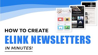 How to Create an Email Newsletter in Minutes  elinkio [upl. by Drolet604]