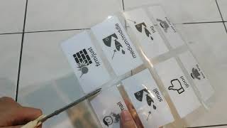 How to laminate paper [upl. by Atinahc18]