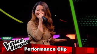 Sanju Moktan quotMayaluquot Blind Audition Performance  The Voice of Nepal S3 [upl. by Ancelin]