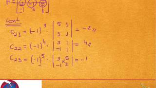 Matriz Inversa Cofatores [upl. by Mallon]