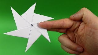 How To Make a Paper Ninja Star 2 Shuriken  Origami [upl. by Atwahs319]