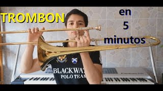 Aprende a tocar TROMBÓN en solo 5 minutos [upl. by Sew32]