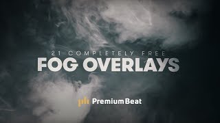 21 FREE 4K Fog Overlays  PremiumBeatcom [upl. by Ardnasak]