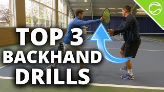 Top 3 Drills For Two Handed Backhand In Tennis  Transform Your Tennis Backhand [upl. by Yrkcaz]