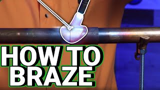 How Professional Plumbers BRAZE COPPER LINES [upl. by Melita522]