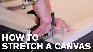 How To Stretch a Canvas [upl. by Kirit]