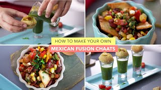 Mexican Bhel Recipe  Guacamole Panipuri Recipe [upl. by Domash661]