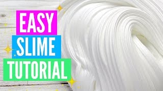 Easy How To Make Slime Tutorial For Beginners [upl. by Mcroberts411]