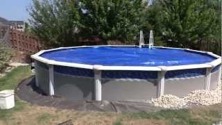 Pool installation amp detailing around with river rock [upl. by Agnew]