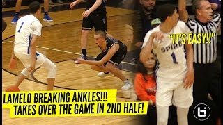 LaMelo Ball BREAKS Defenders ANKLES amp Talks TRASH To Crowd Wins MVP Of Tournament In STYLE [upl. by Dnallor]