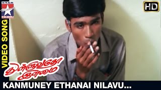 Thulluvatho Ilamai Tamil Movie  Kanmuney Ethanai Video Song  Dhanush  Sherin  Yuvan Shankar Raja [upl. by Ylus]