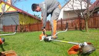 Stihl fs 200 cold start [upl. by Artcele]