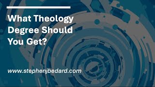 What Theology Degree Should You Get [upl. by Haidebez]