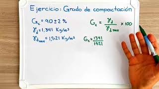 Ejercicio Grado de Compactación [upl. by Neltiak]