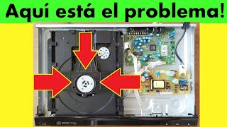 Reparación DVD no lee disco solución muy fácil [upl. by Earahs]