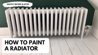 How to Paint a Radiator Spray vs Brush [upl. by Catherine]