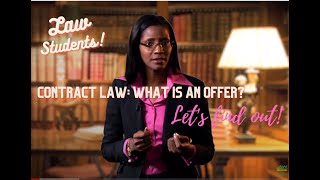 Contract Law  Introduction amp Offer Part 1 [upl. by Assej333]