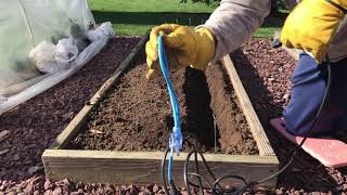 Radiant Heat For Your Raised Bed Grow Food all Winter [upl. by Payson]