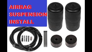 AIRBAG SUSPENSION INSTALL [upl. by Herrington241]