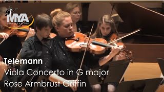 Telemann Viola Concerto in G major Rose Armbrust Griffin [upl. by Titania]