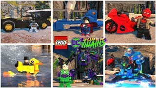 All Vehicles Unlocked in LEGO DC Super Villains [upl. by Neal]