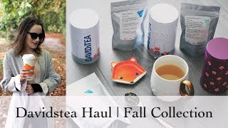 DavidsTea Haul  Fall Tea Collection [upl. by Ydennek]