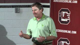 Spurrier calls out columnist at press conference [upl. by Gagnon]