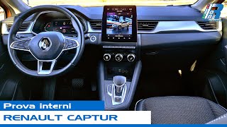 Prova interni Renault Captur INTENS  test drive [upl. by Flor]