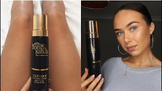 BONDI SANDS  LIQUID GOLD SELF TANNING FOAM REVIEW [upl. by Aisek579]