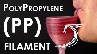 3D printing Polypropylene PP filament  FormFutura Centaur PP™ REVIEW [upl. by Morril]