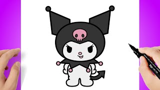 How to draw Kuromi  Sanrio [upl. by Nnazil]