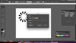 Como duplicar objetos formando un círculo Illustrator CC [upl. by Aserehs]