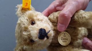 Steiffs Classic 1920 Teddy Bear Made of the Finest Mohair [upl. by Severen]