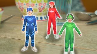 Héroes en pijamas en la vida real ⚡ Pequeños PJ Masks ⚡ Romeo encoge a los héroes  Dibujos Animados [upl. by Yule]