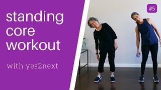 Standing Abs Workout for Seniors Beginner Friendly [upl. by Violette]