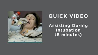 Assisting During Intubation [upl. by Tadio520]